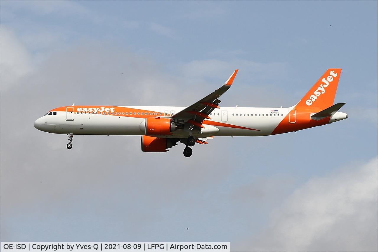OE-ISD, 2020 Airbus A321-251NX C/N 9310, Airbus A321-251NX, On final rwy 26L, Roissy Charles De Gaulle airport (LFPG-CDG)