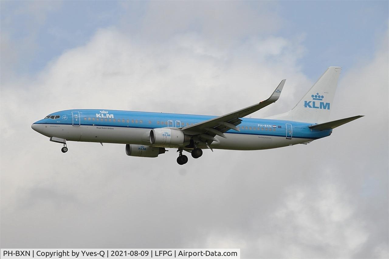 PH-BXN, 2000 Boeing 737-8K2 C/N 30356, Boeing 737-8K2, On final rwy26L, Roissy Charles De Gaulle airport (LFPG-CDG)