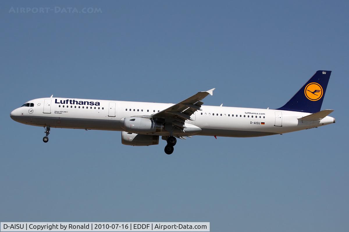 D-AISU, 2009 Airbus A321-231 C/N 4016, at fra