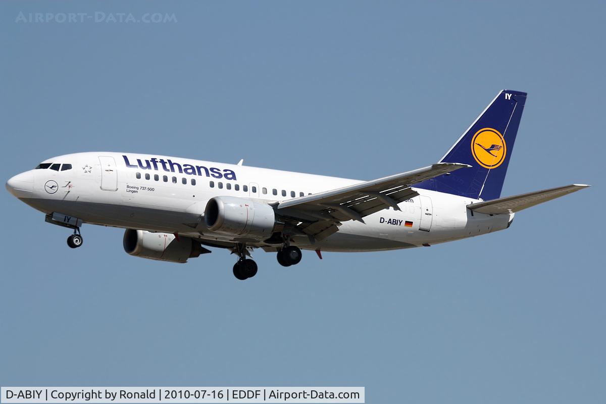 D-ABIY, 1991 Boeing 737-530 C/N 25243, at fra