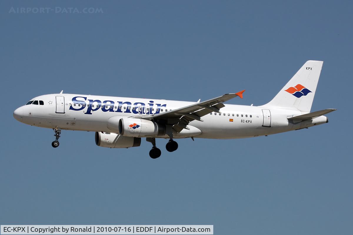 EC-KPX, 2001 Airbus A320-232 C/N 1407, at fra