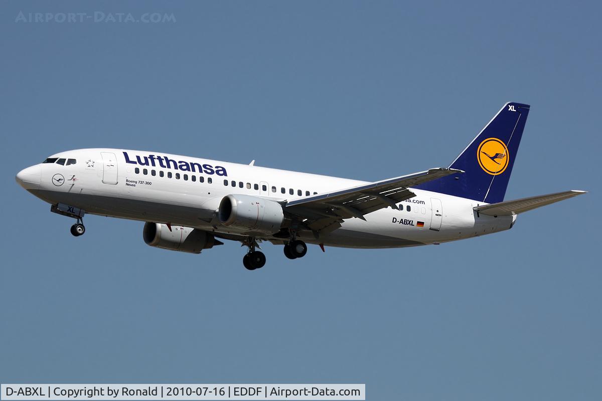 D-ABXL, 1986 Boeing 737-330 C/N 23531, at fra