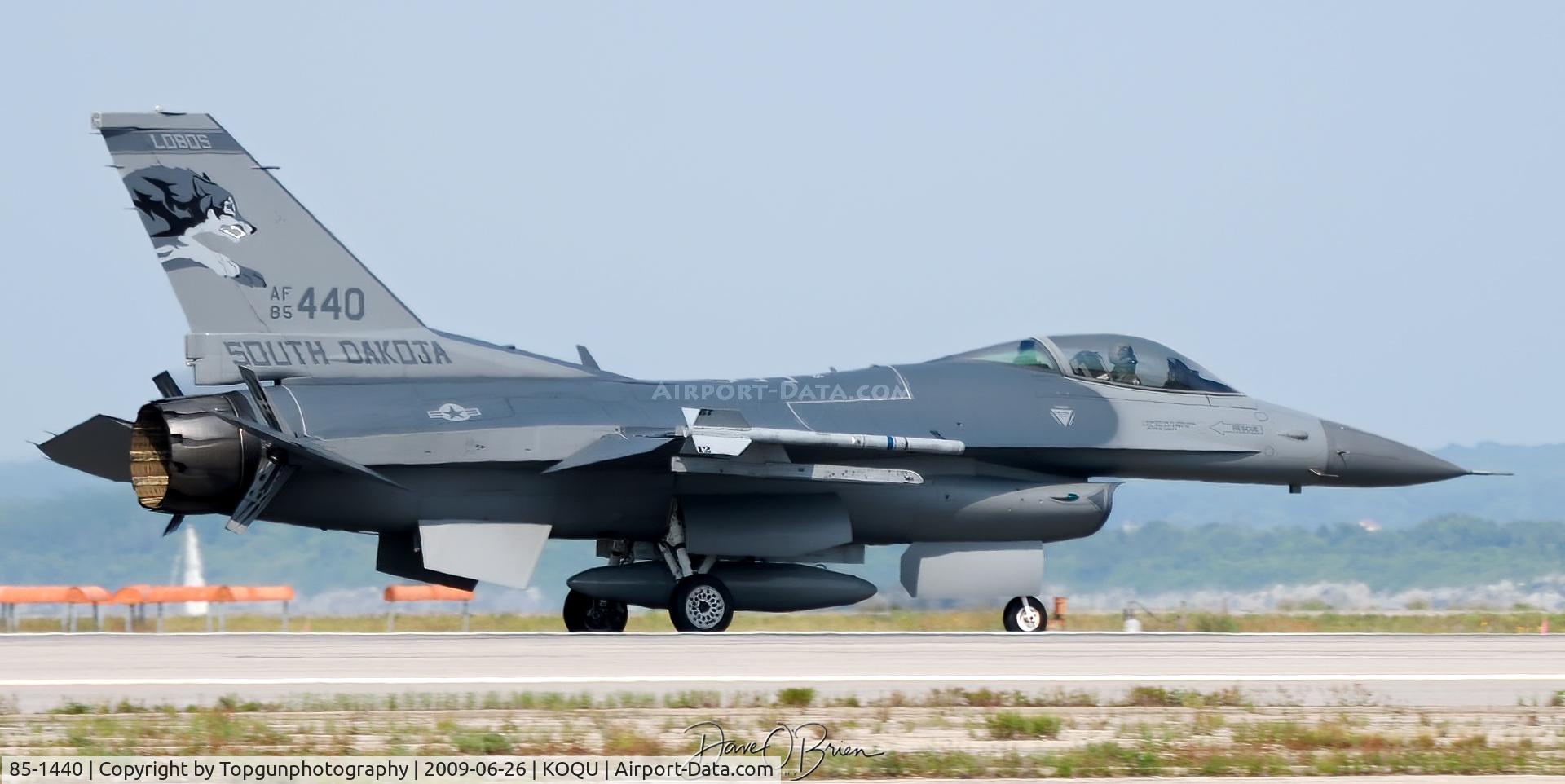 85-1440, 1985 General Dynamics F-16C Fighting Falcon C/N 5C-220, 117th FS