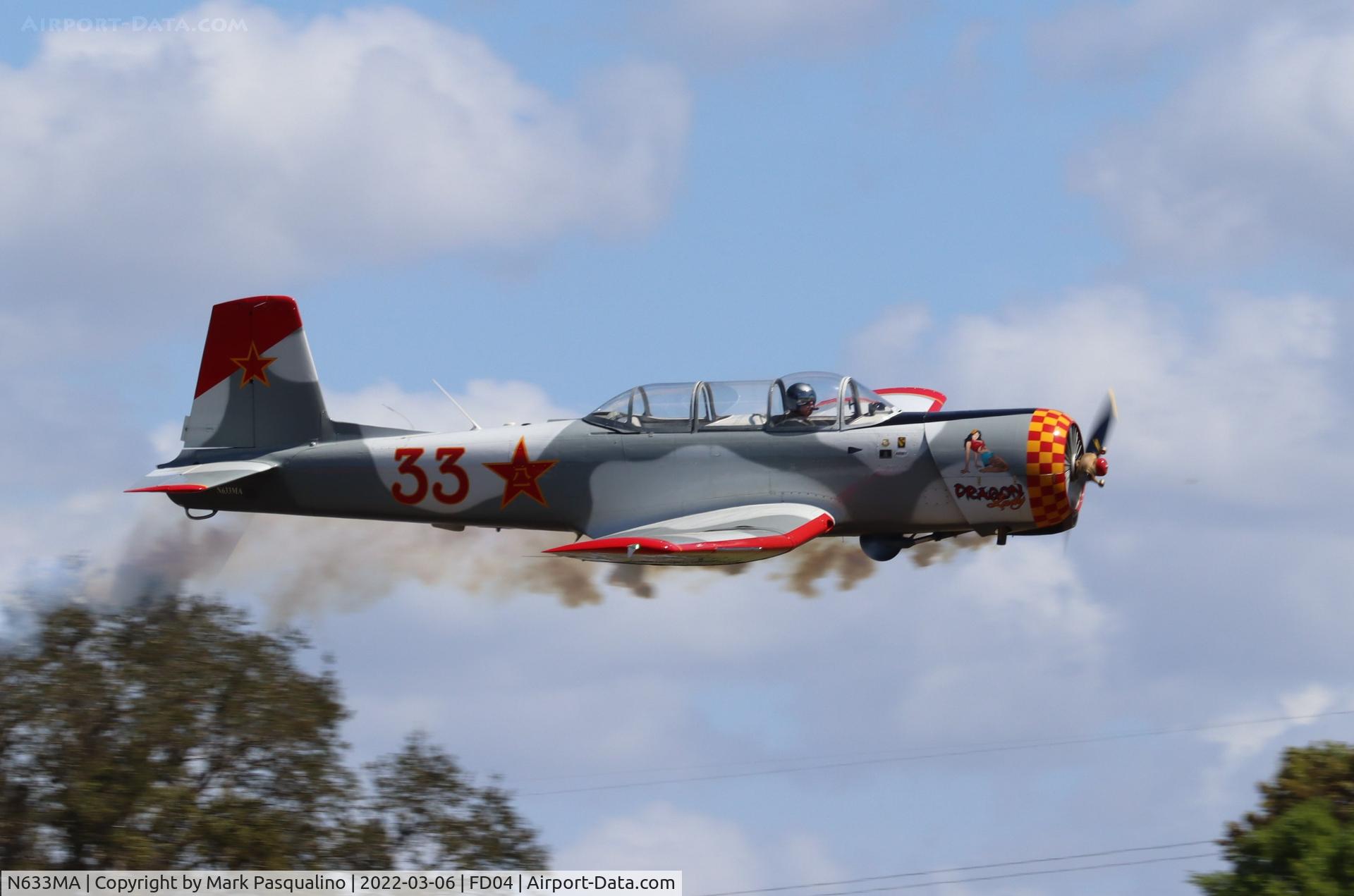 N633MA, 1985 Nanchang CJ-6A C/N 4332005, Nanchang CJ-6A