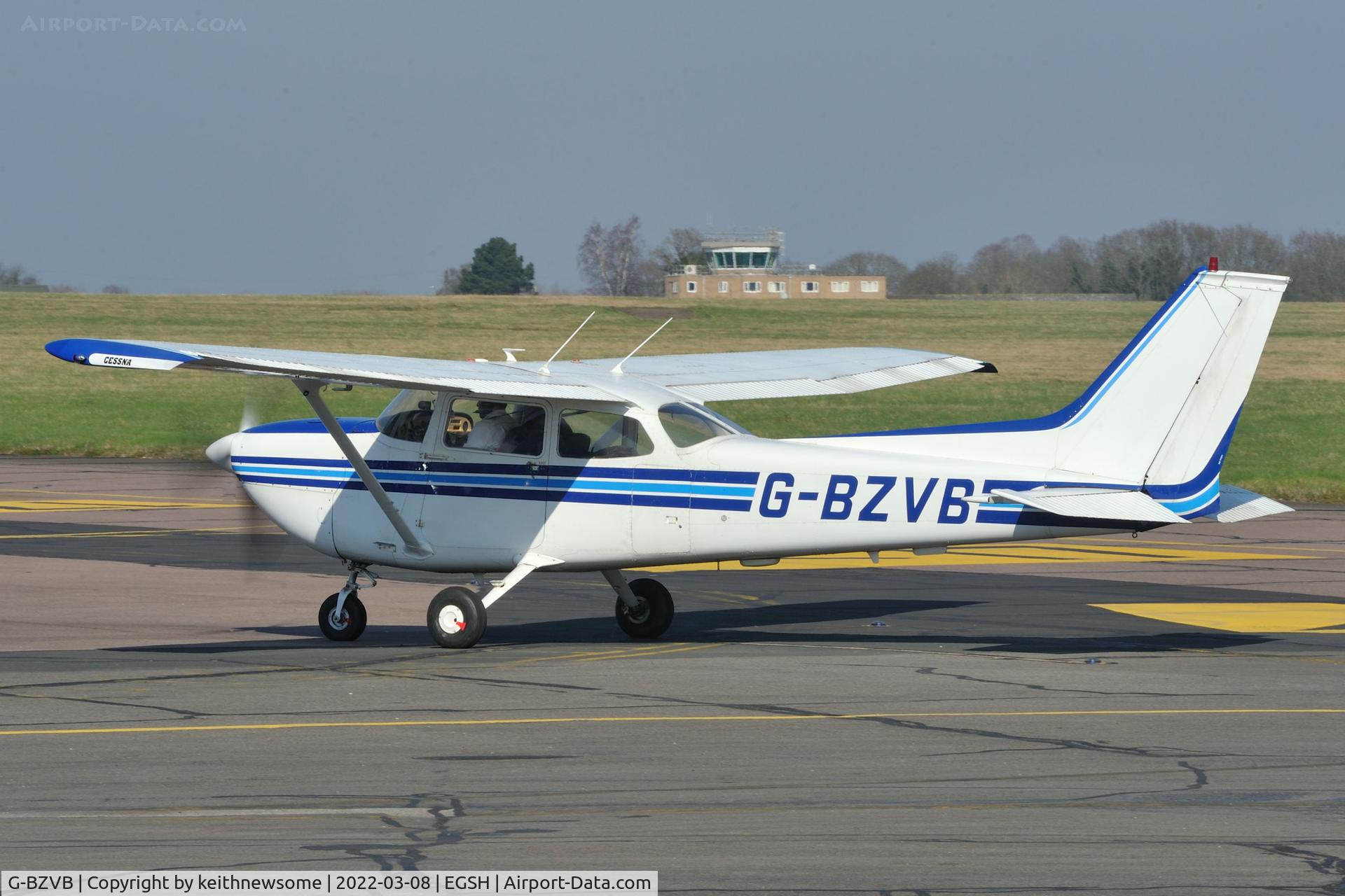 G-BZVB, 1972 Reims FR172H Reims Rocket C/N 0327, Arriving at Norwich from Shoreham.