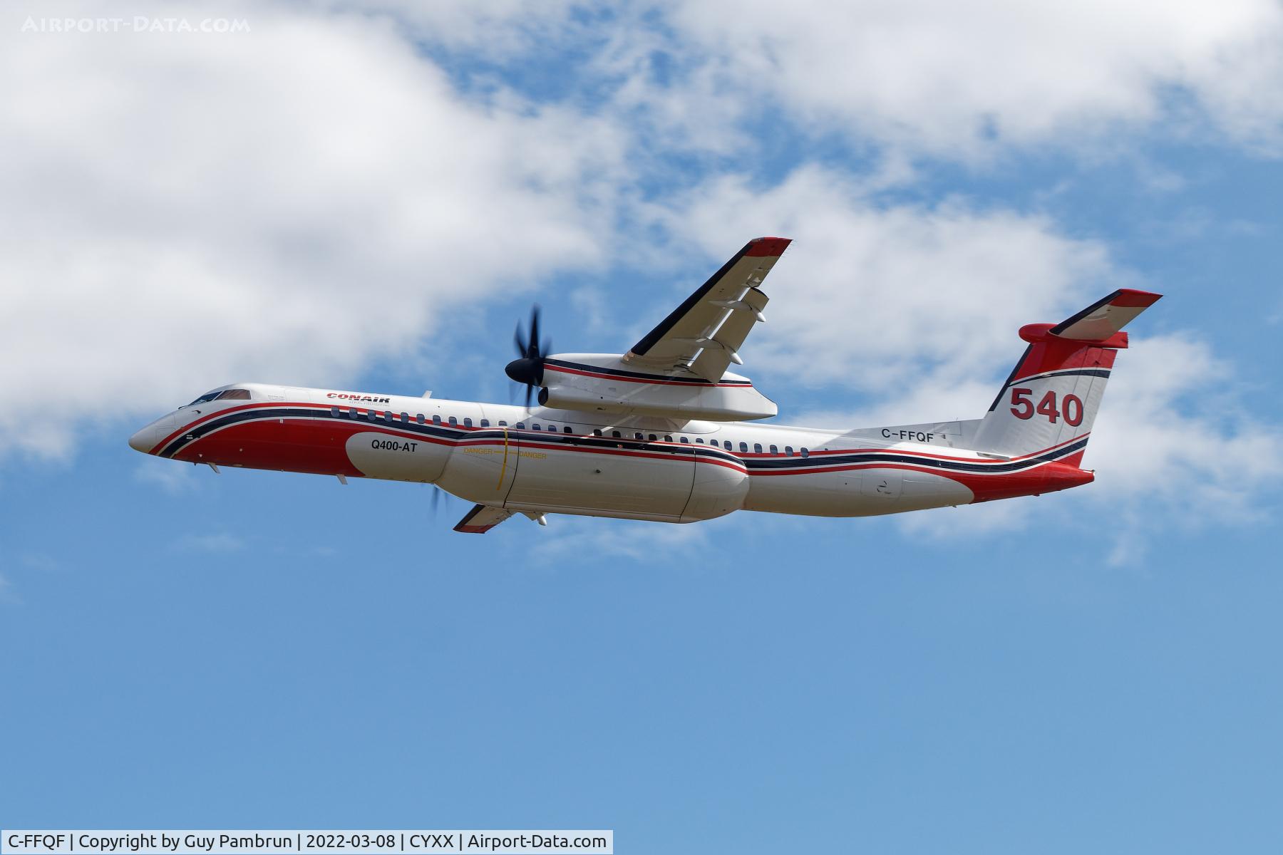 C-FFQF, 2010 Bombardier DHC-8-402 Dash 8 C/N 4315, Lining up for a drop