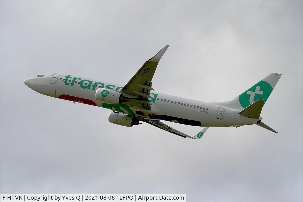 F-HTVK, 2008 Boeing 737-84P C/N 2570, Boeing 737-84P, Take off rwy 24, Paris Orly airport (LFPO-ORY)