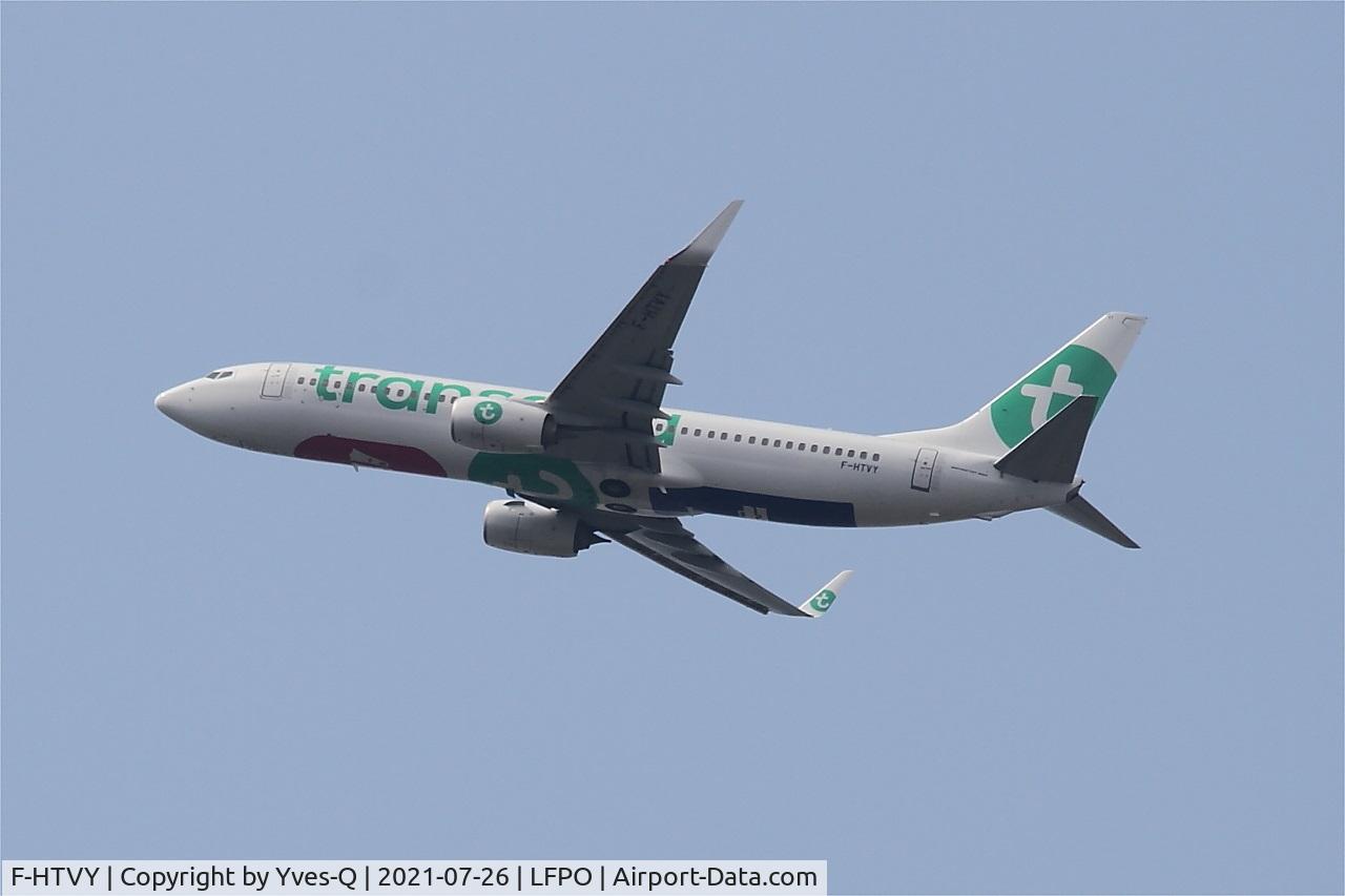 F-HTVY, 2013 Boeing 737-8JP C/N 39021, Boeing 737 NG, Climbing from rwy 24, Paris-Orly airport (LFPO-ORY)