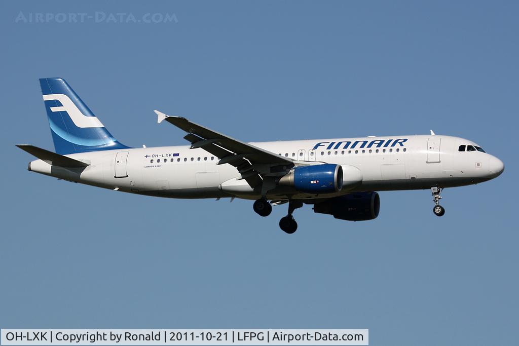 OH-LXK, 2003 Airbus A320-214 C/N 2065, at cdg