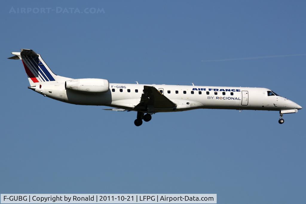 F-GUBG, 2005 Embraer EMB-145MP (ERJ-145MP) C/N 145890, at cdg