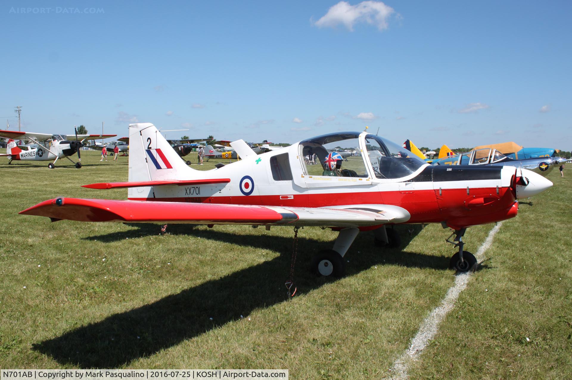 N701AB, 1975 Scottish Aviation Bulldog T.1 C/N BH120/350, Scottish Aviation Bulldog T.1