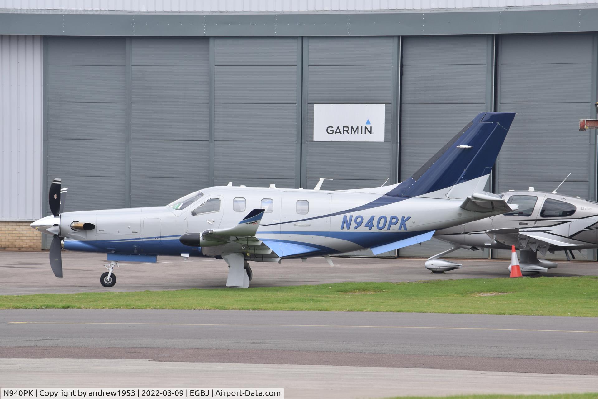 N940PK, 2019 Daher TBM-940 C/N 1328, N940PK at Gloucestershire Airport.