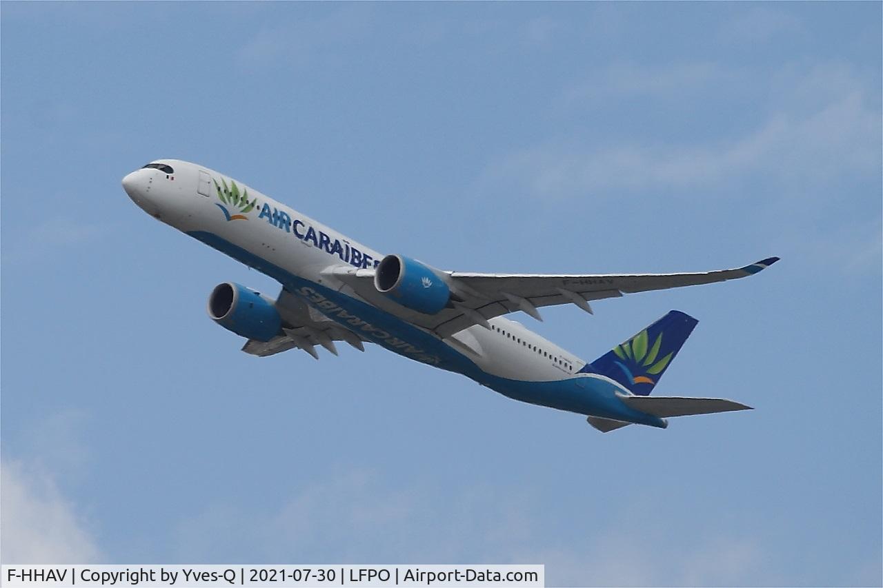 F-HHAV, 2016 Airbus A350-941 C/N 0082, Airbus A350-941, Climbing from rwy 24,Paris Orly airport (LFPO-ORY)