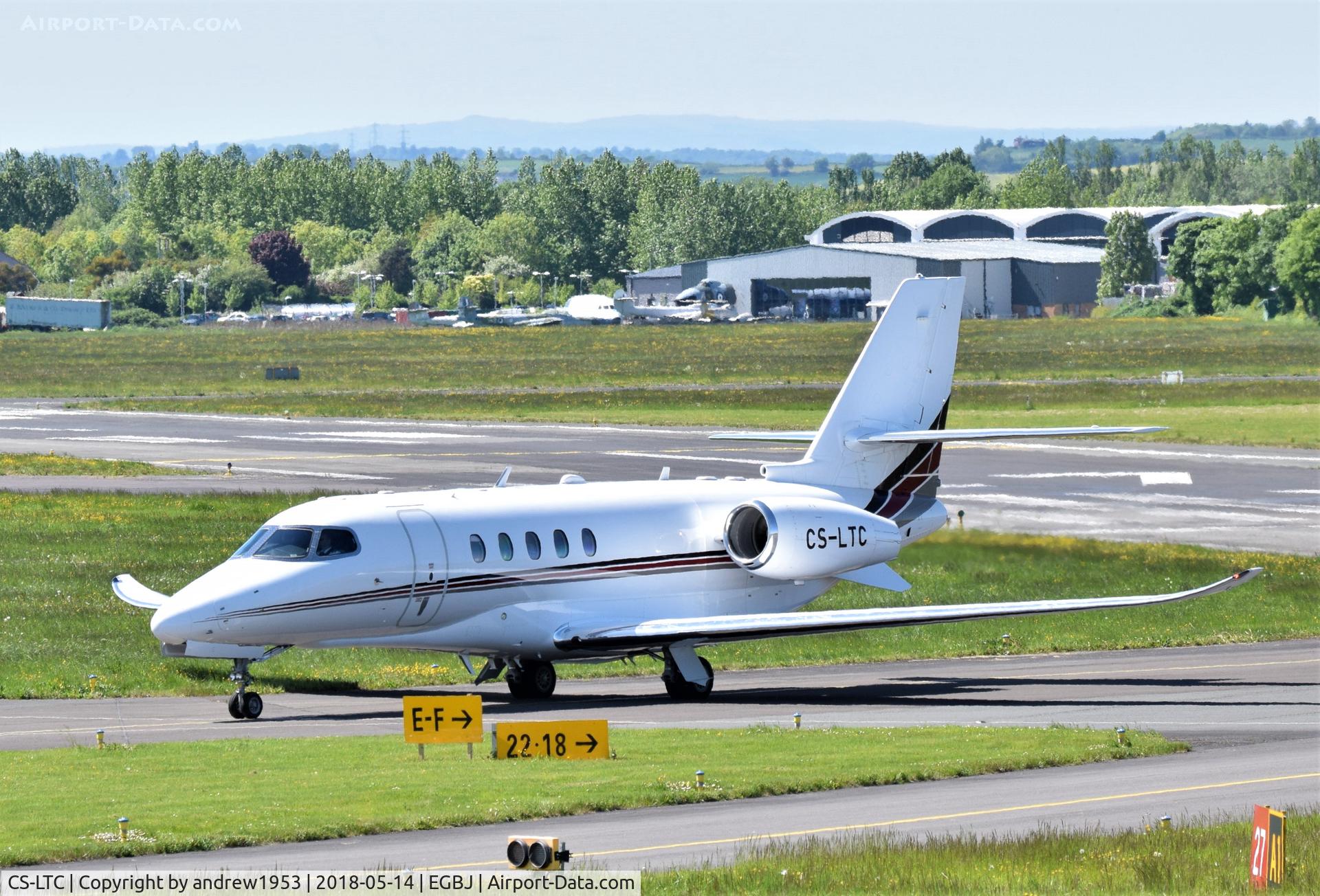 CS-LTC, 2017 Cessna 680A Citation Latitude C/N 680A-0070, CS-LTC at Gloucestershire Airport.