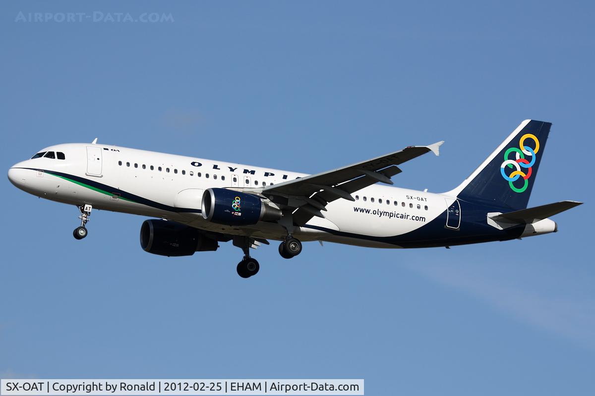 SX-OAT, 2010 Airbus A320-214 C/N 4190, at spl