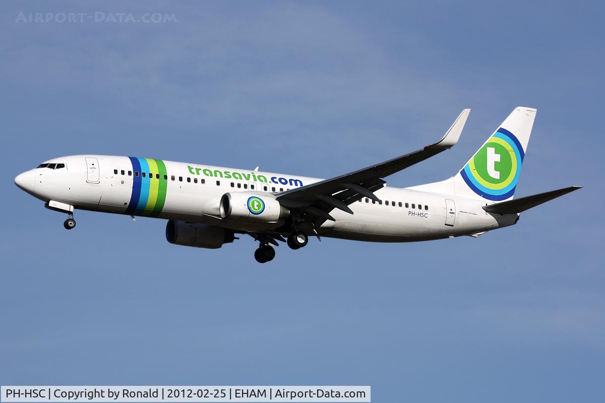 PH-HSC, 2010 Boeing 737-8K2 C/N 34173, at spl