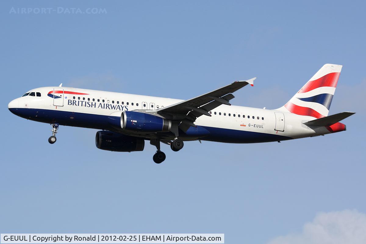 G-EUUL, 2002 Airbus A320-232 C/N 1708, at spl