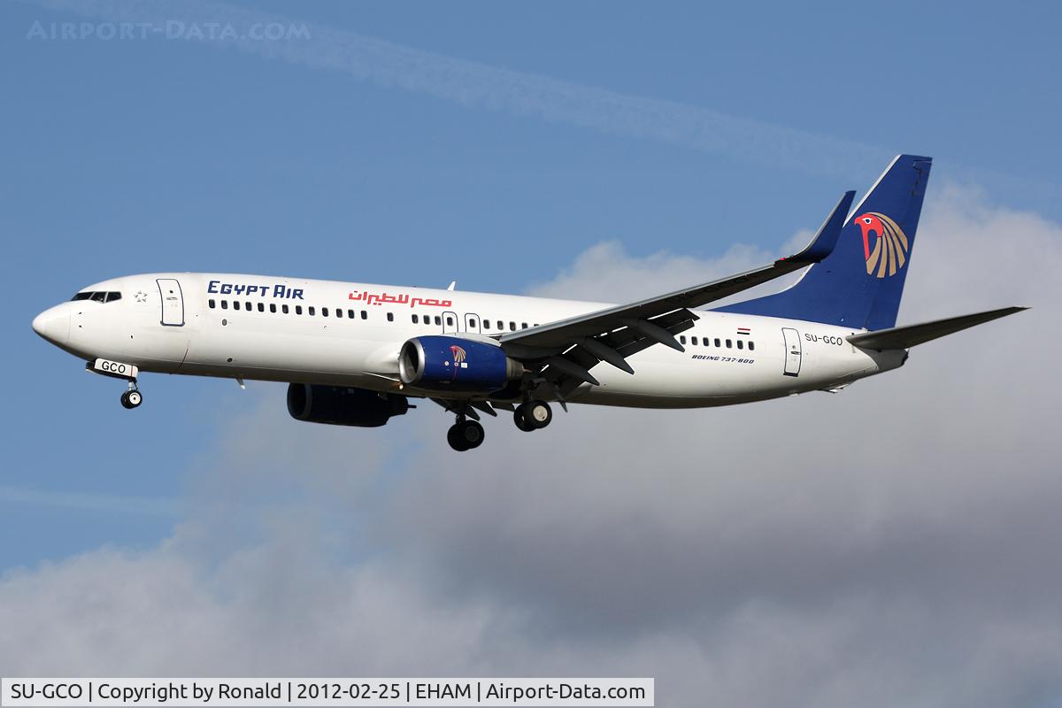 SU-GCO, 2007 Boeing 737-866 C/N 35561, at spl