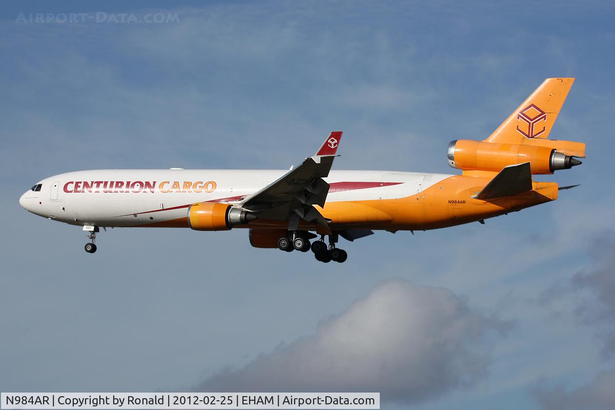 N984AR, 1992 McDonnell Douglas MD-11F C/N 48429, at spl
