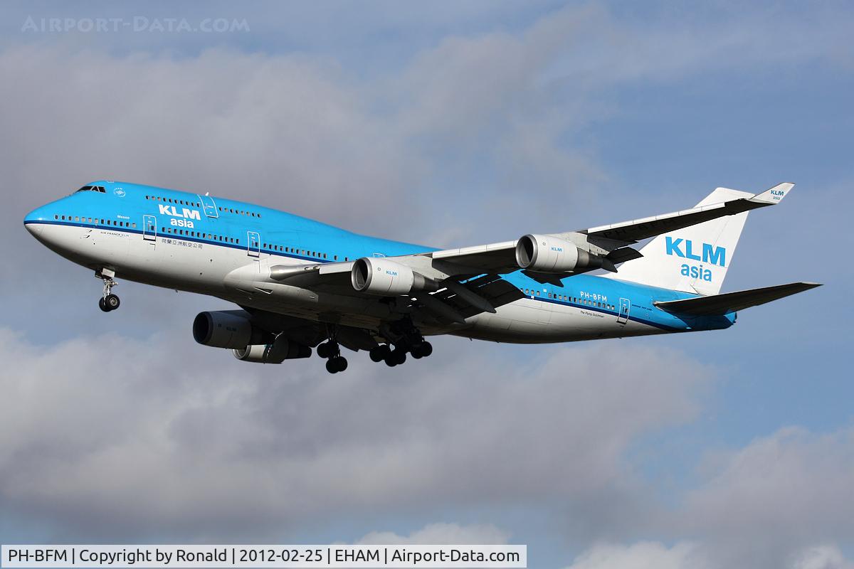PH-BFM, 1992 Boeing 747-406BC C/N 26373, at spl