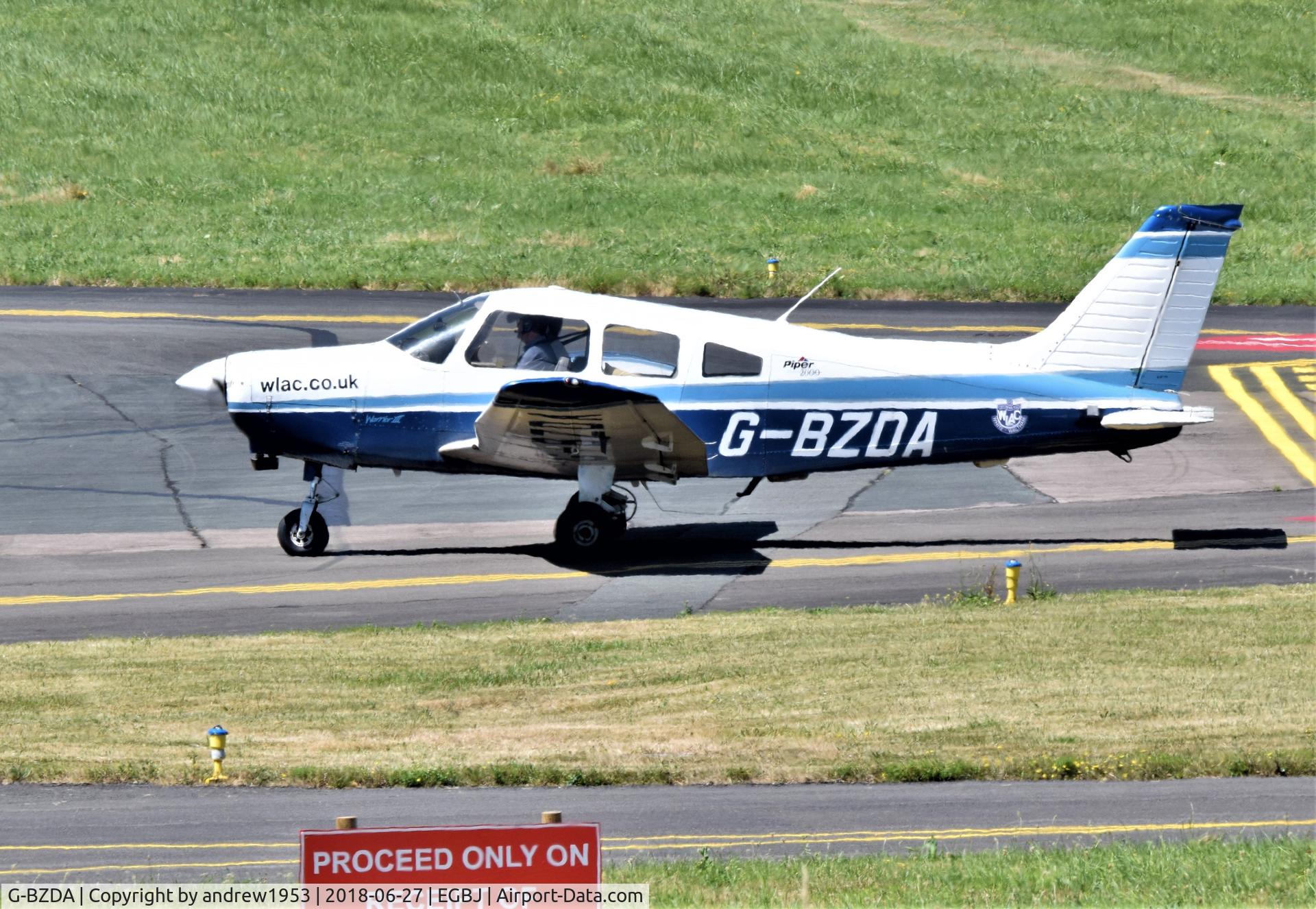 G-BZDA, 2000 Piper PA-28-161 Warrior III C/N 28-42087, G-BZDA at Gloucestershire Airport.