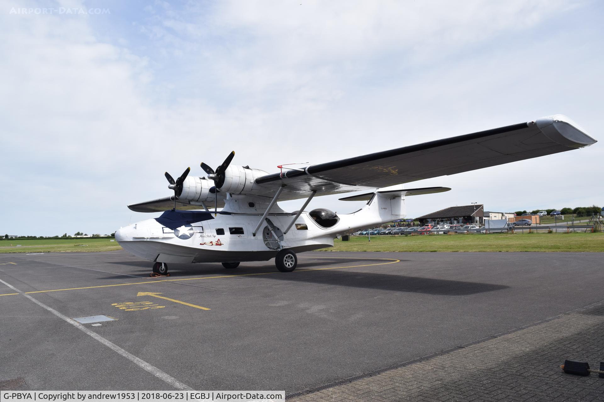 G-PBYA, 1944 Consolidated (Canadian Vickers) PBV-1A Canso A C/N CV-283, G-PBYA at Gloucestershire Airport.