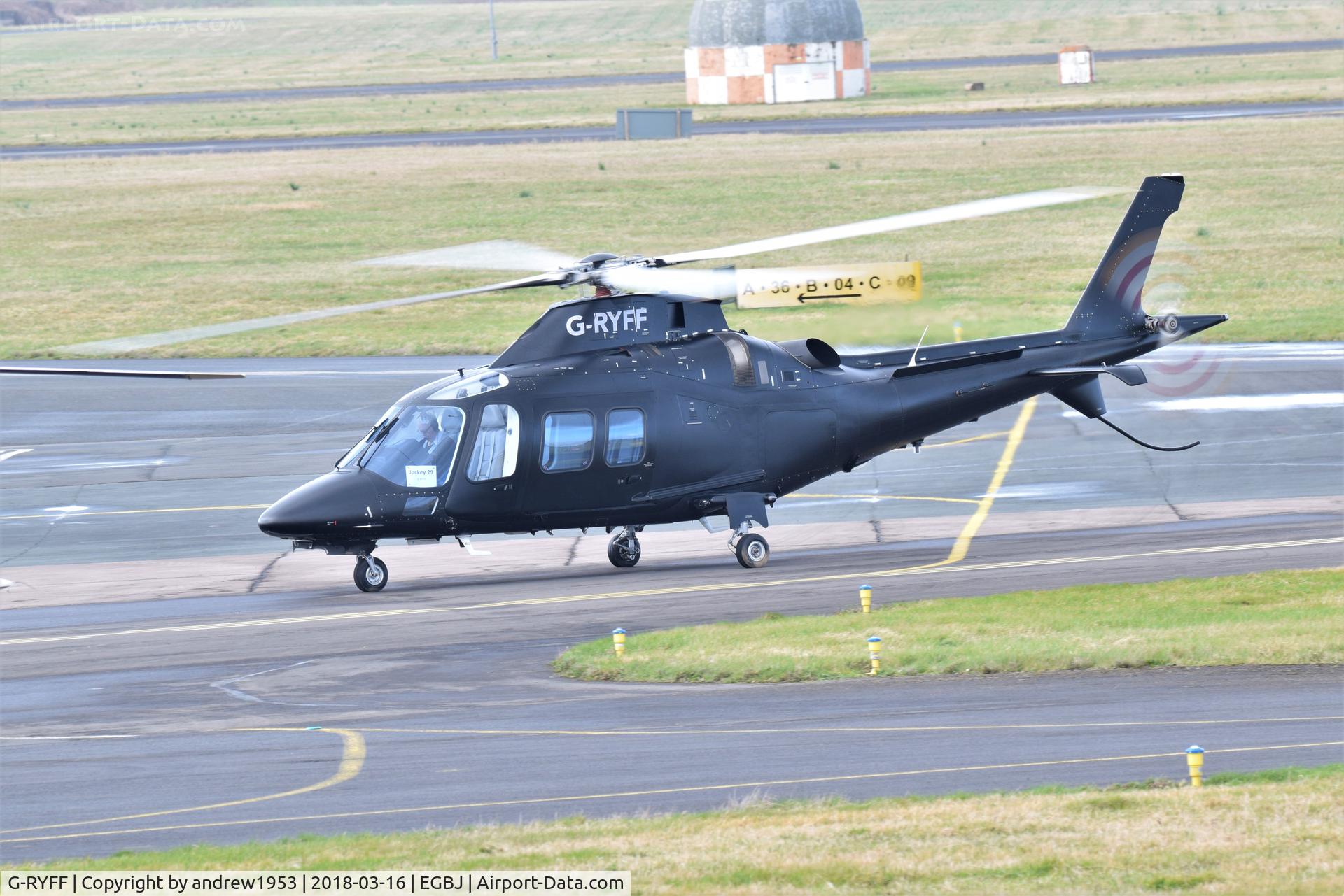 G-RYFF, 2007 Agusta A-109S Grand C/N 22058, G-RYFF at Gloucestershire Airport.