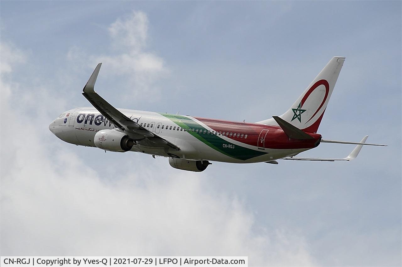 CN-RGJ, 2012 Boeing 737-8B6 C/N 33072, Boeing 737-8B6, Climbing from rwy 24, Paris-Orly airport (LFPO-ORY)