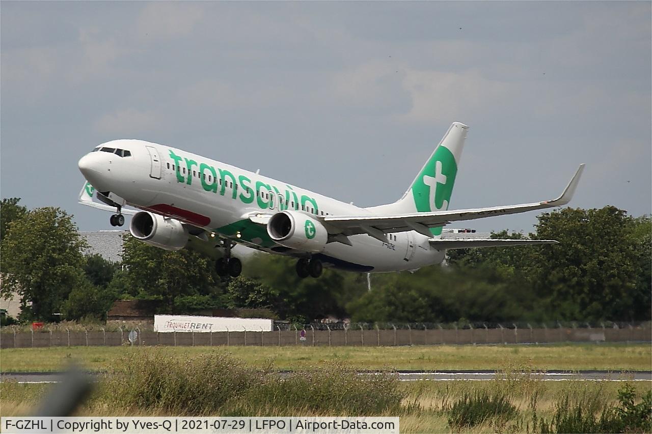 F-GZHL, 2014 Boeing 737-8K2 C/N 37791, Boeing 737-8K2, Take off rwy 24, Paris Orly airport (LFPO-ORY)