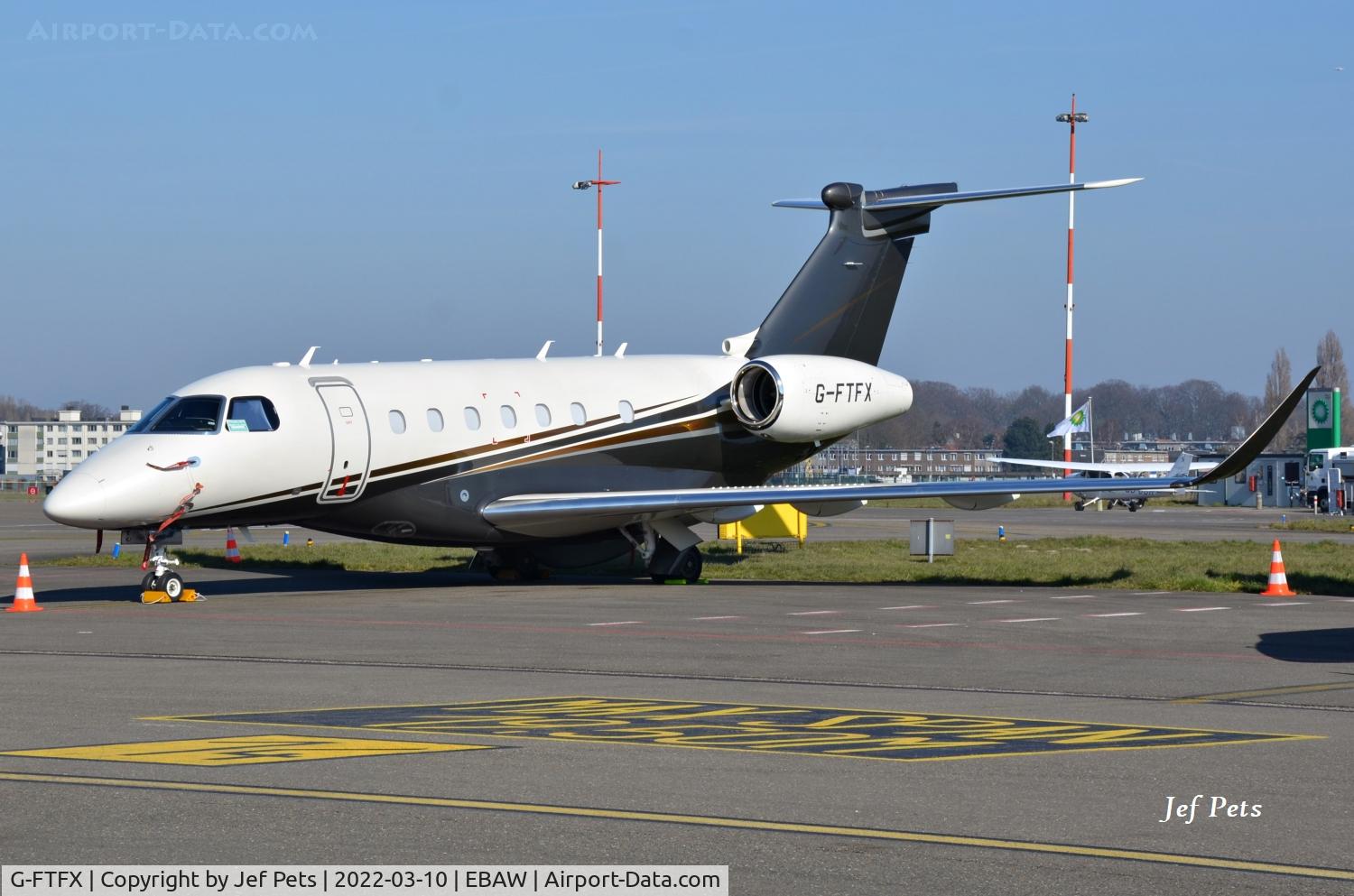 G-FTFX, 2021 Embraer EMB-550 Praetor 600 C/N 55020142, Praetor 600 at Antwerp Airport.