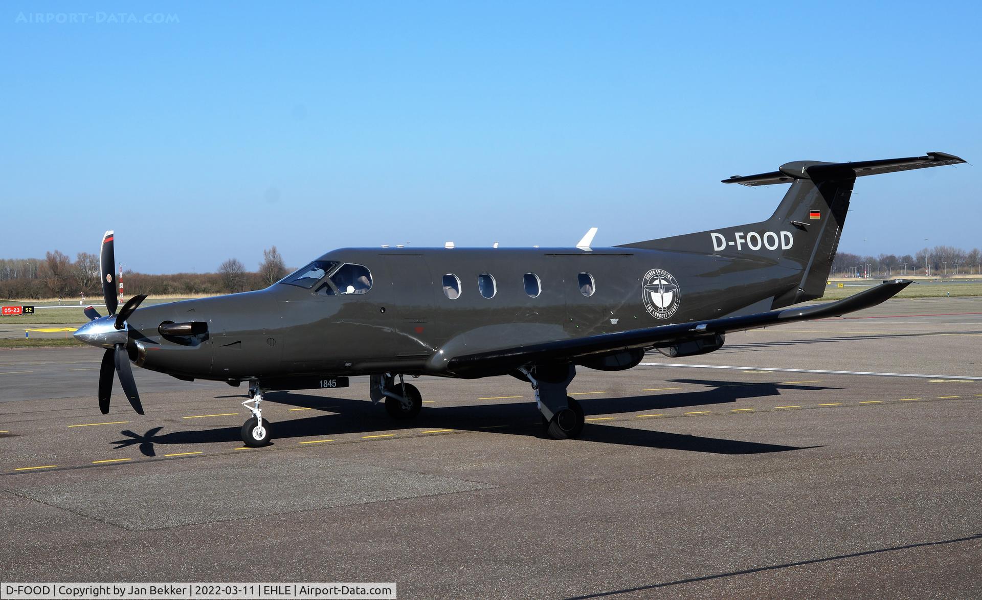D-FOOD, 2015 Pilatus PC-12/47E C/N 1590, Lelystad Airport