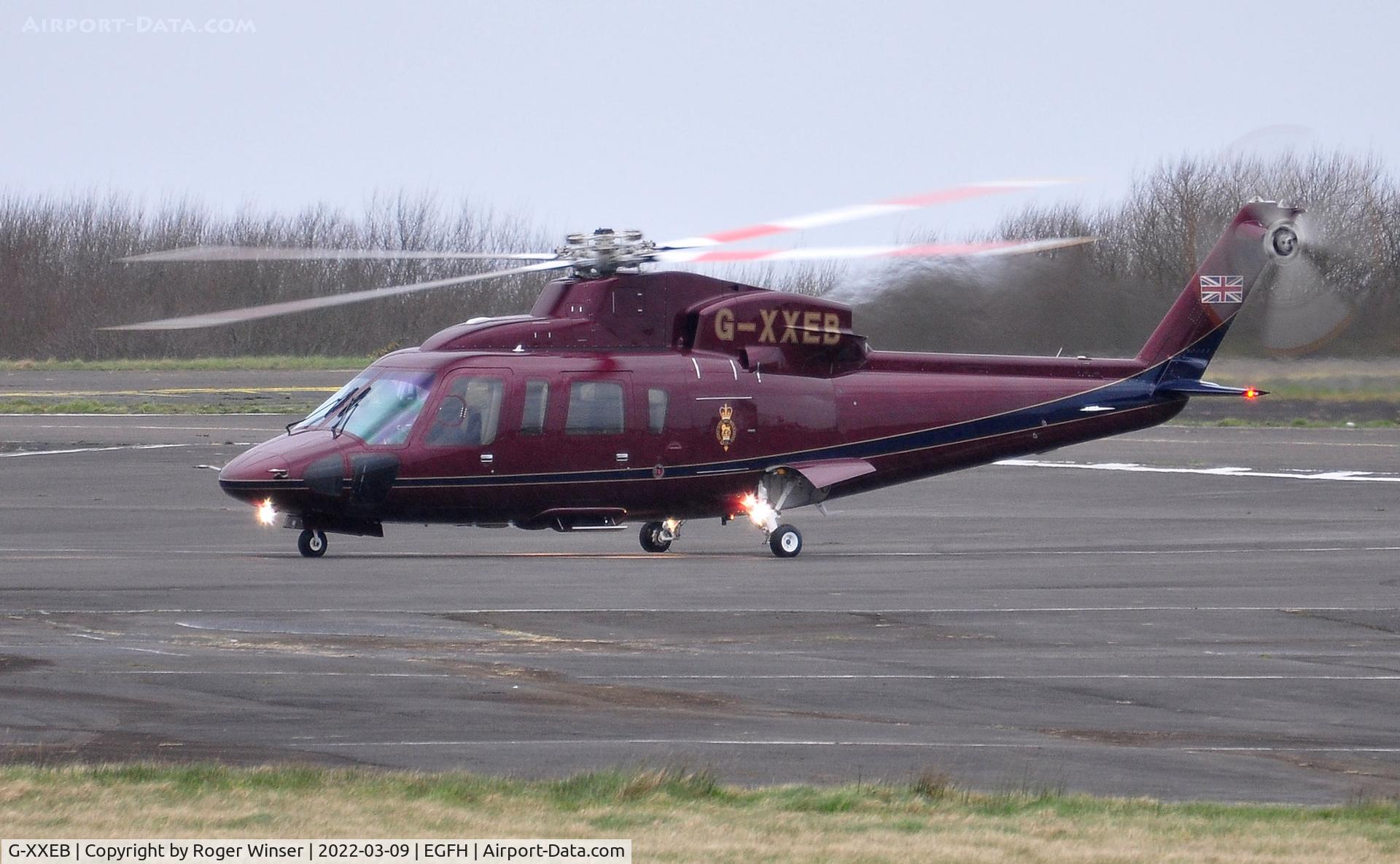 G-XXEB, 2009 Sikorsky S-76C C/N 760753, Visiting helicopter operated by the Queens Helicopter Flight.