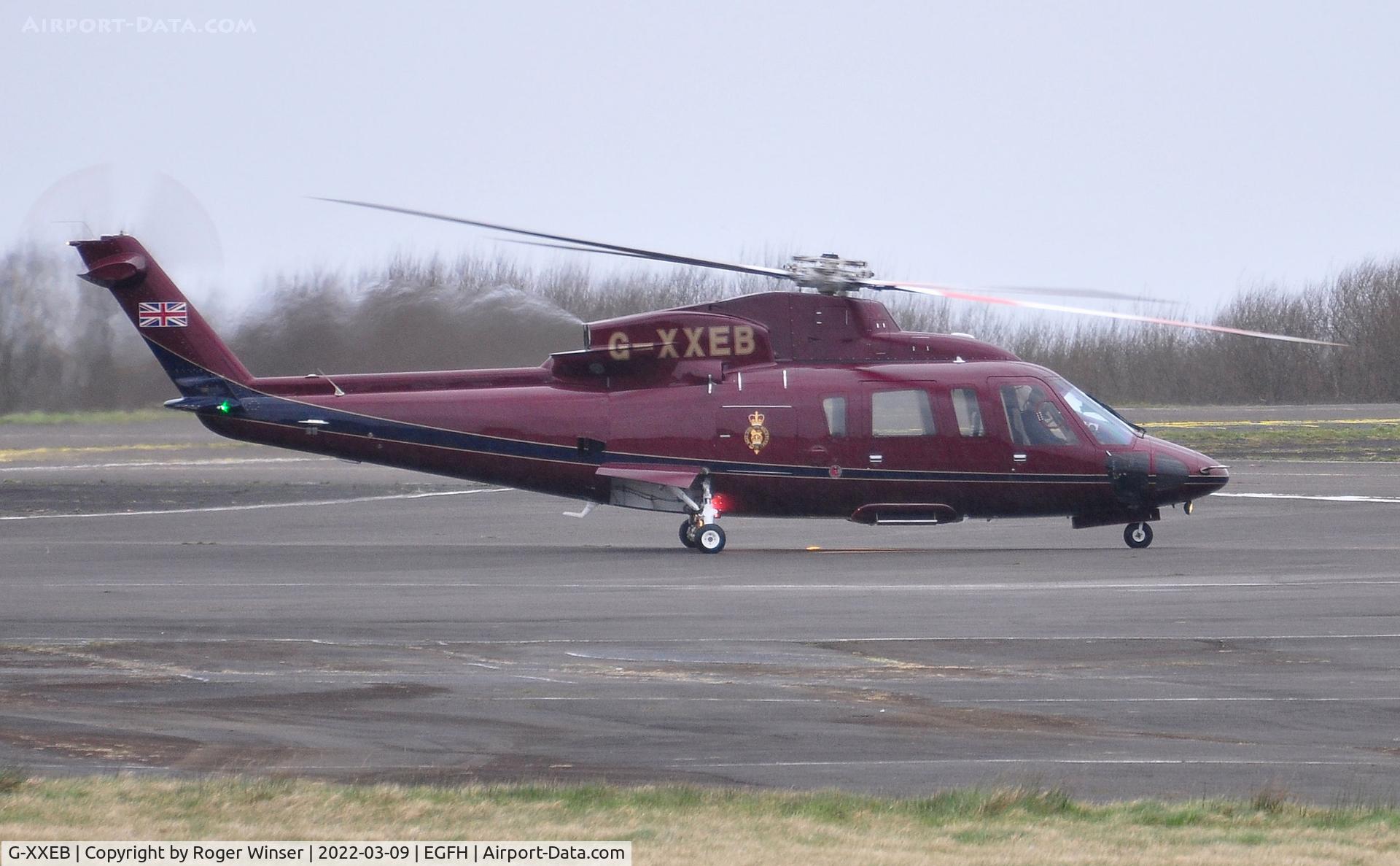 G-XXEB, 2009 Sikorsky S-76C C/N 760753, Visiting helicopter of the Queens Helicopter Flight.