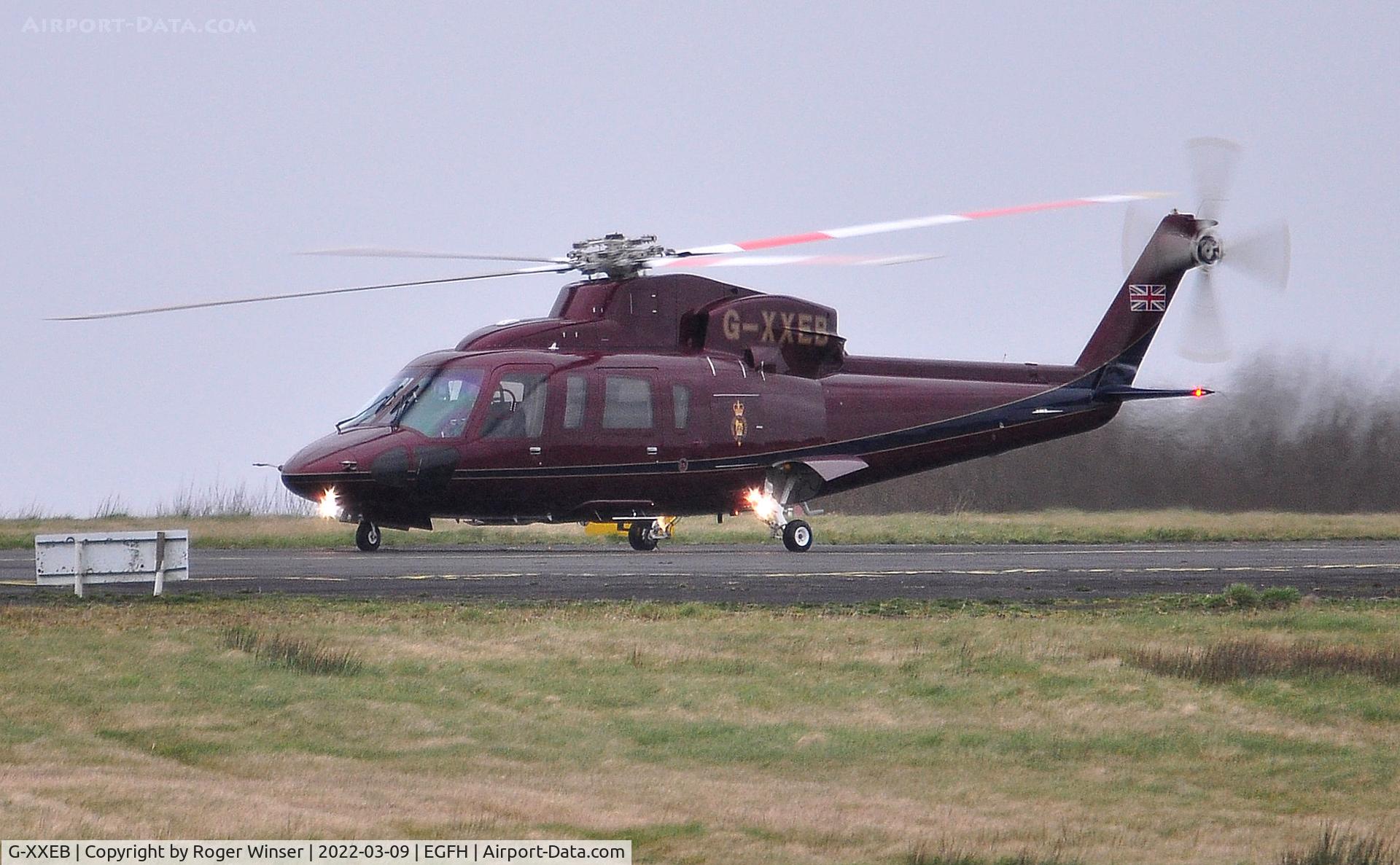 G-XXEB, 2009 Sikorsky S-76C C/N 760753, Visiting helicopter of the Queens Helicopter Flight.