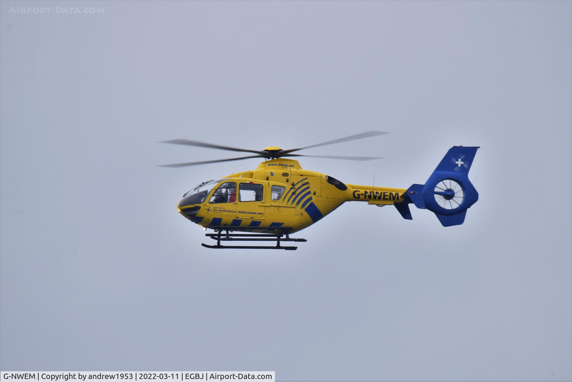 G-NWEM, 2003 Eurocopter EC-135T-2 C/N 0270, G-NWEM at Gloucestershire Airport.