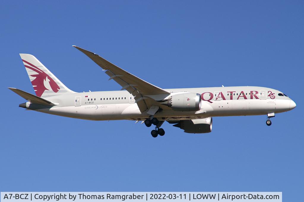 A7-BCZ, 2015 Boeing 787-8 Dreamliner Dreamliner C/N 38344, Qatar Airways Boeing 787-8 Dreamliner 