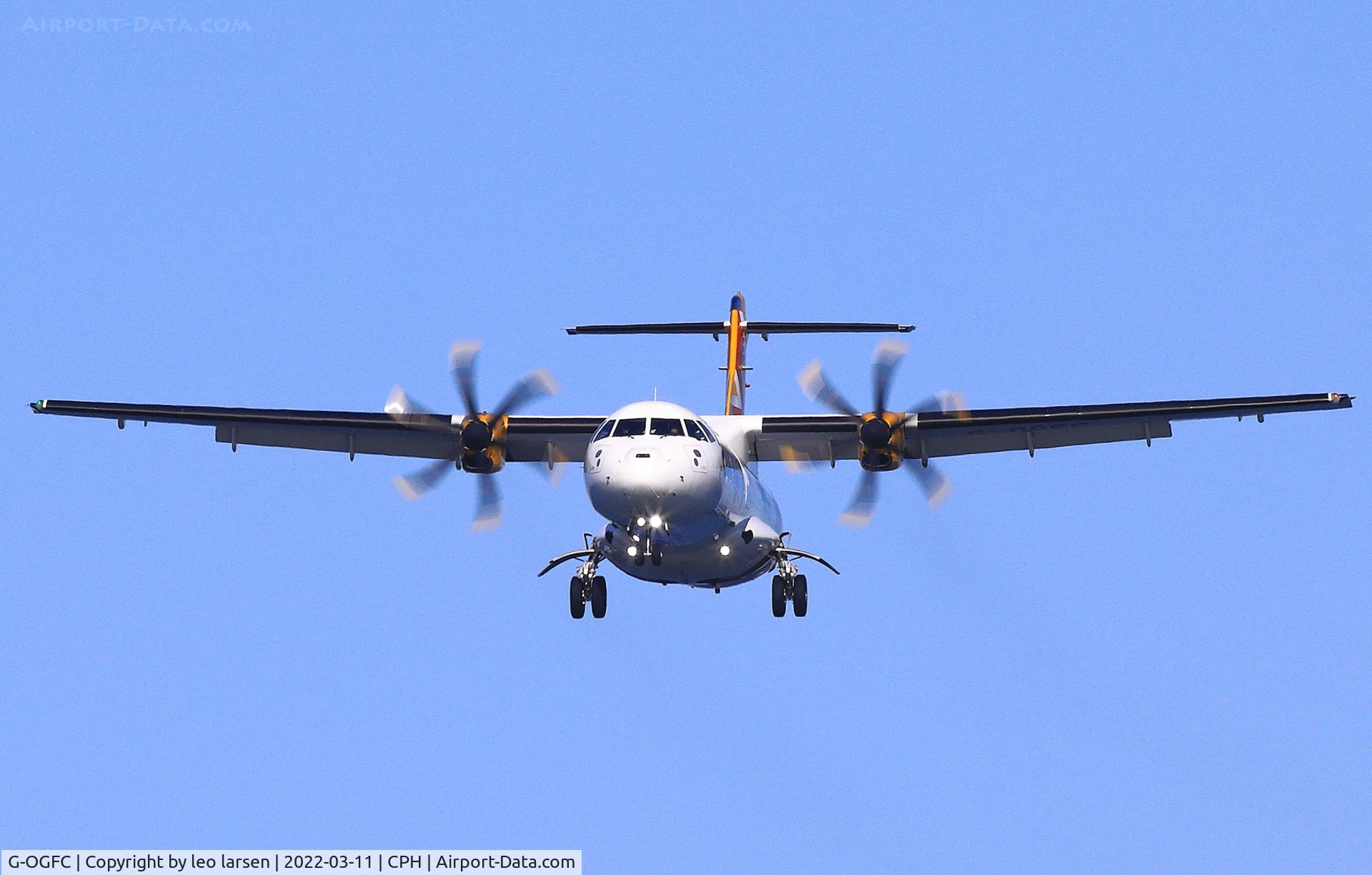 G-OGFC, 2019 ATR 72-212A C/N 1595, Copenhagen 11.3.2022
