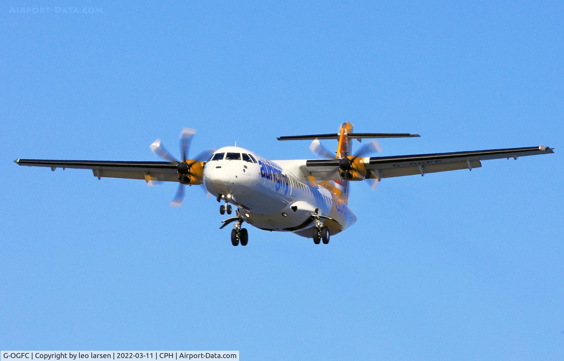 G-OGFC, 2019 ATR 72-212A C/N 1595, Copenhagen 11.3.2022