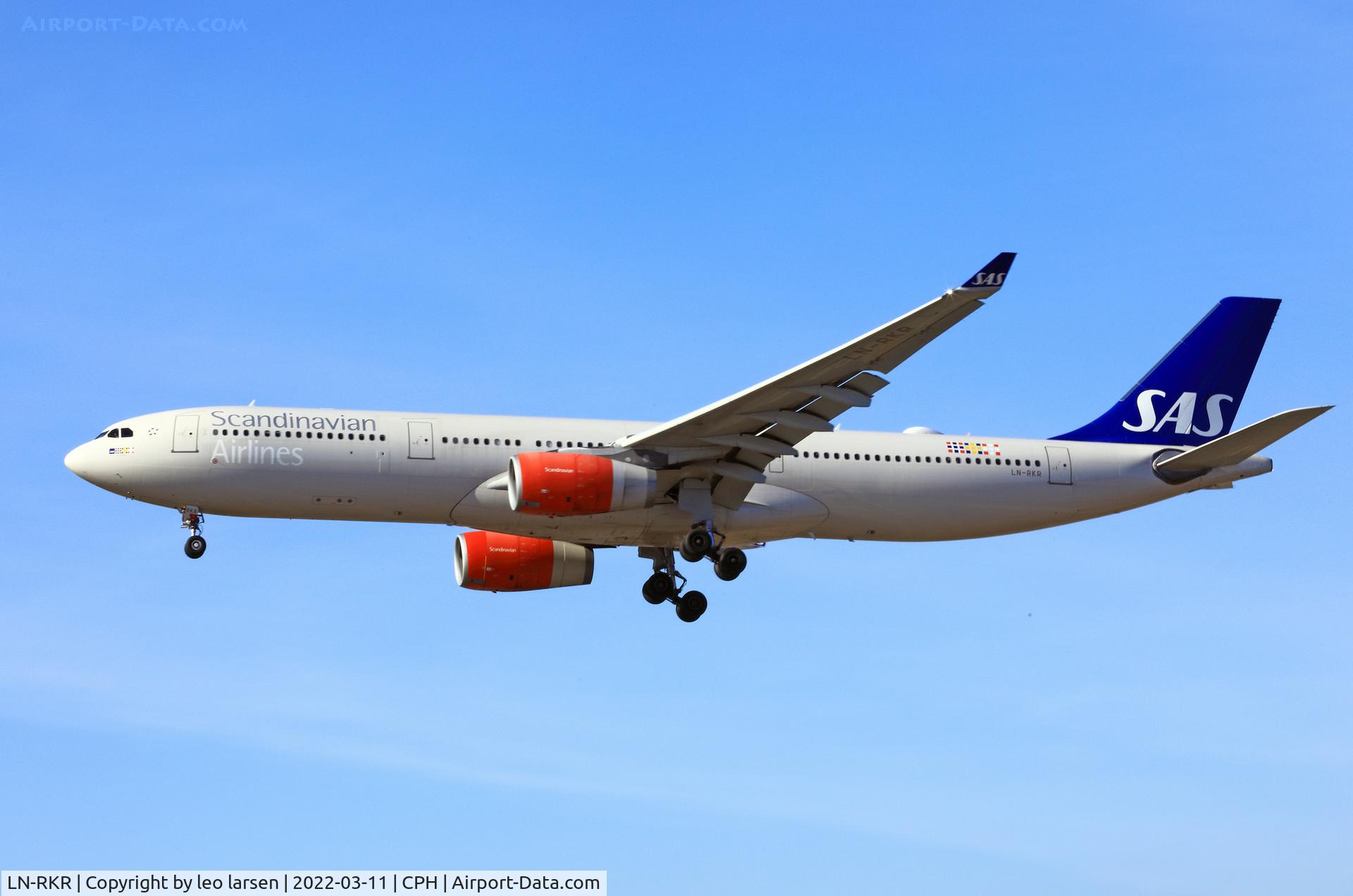 LN-RKR, 2015 Airbus A330-343E C/N 1660, Copenhagen 11.3.2022