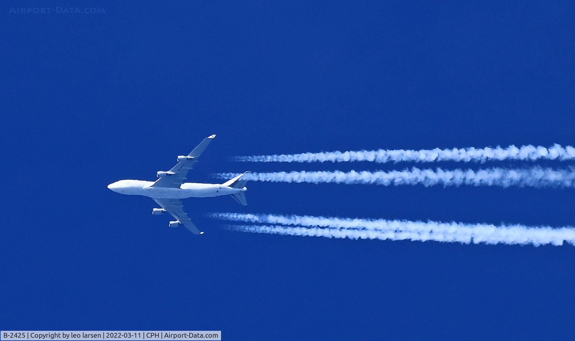 B-2425, 2006 Boeing 747-40BF/ER/SCD C/N 35207/1377, Overflying CPH 11.3.2022
