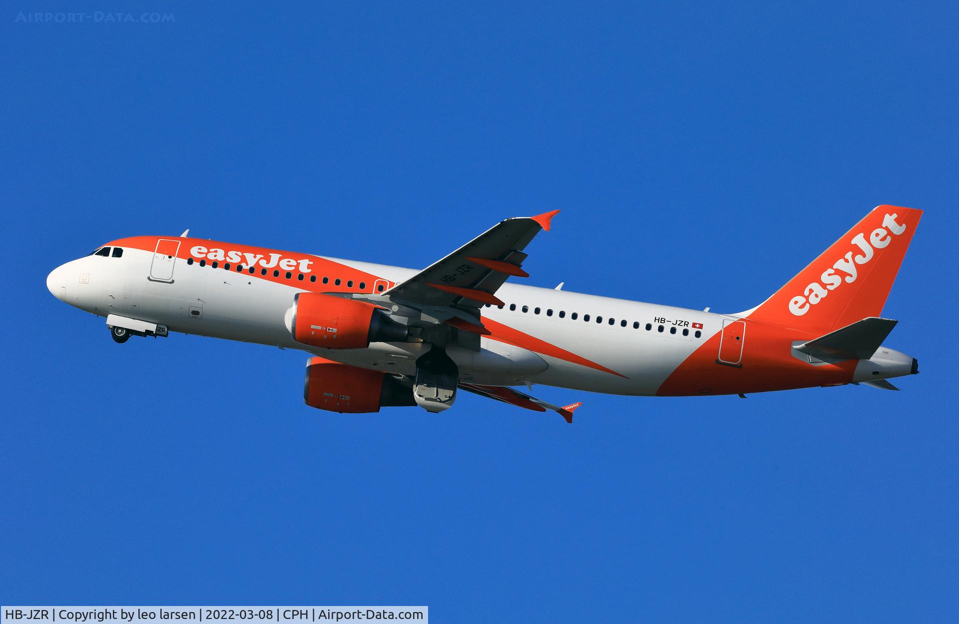 HB-JZR, 2009 Airbus A320-214 C/N 4034, Copenhagen 8.3.2022