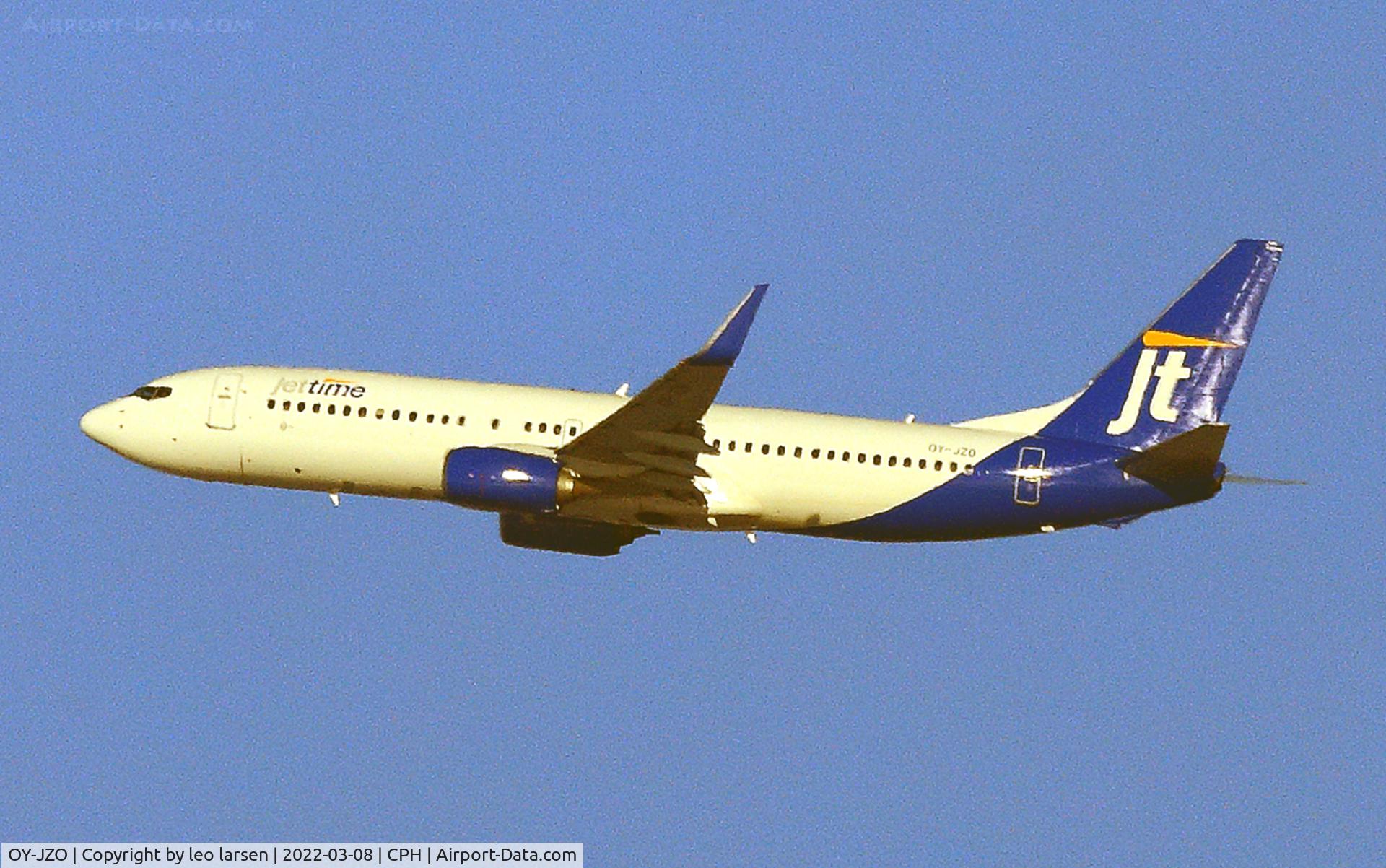 OY-JZO, 2013 Boeing 737-8U3 C/N 38072, Copenhagen 8.3.2022