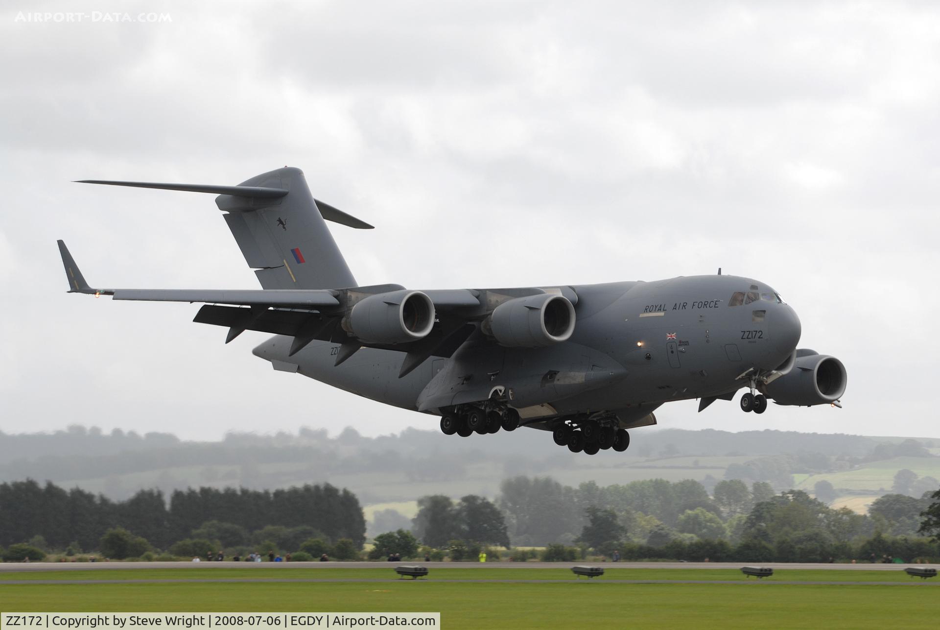 ZZ172, 2000 Boeing C-17A Globemaster III C/N F-078, Yeovilton Air Day 2008