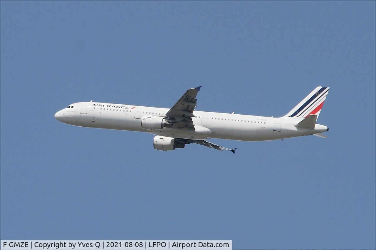 F-GMZE, 1995 Airbus A321-111 C/N 544, Airbus A321-111, Climbing from rwy 24, Paris-Orly Airport (LFPO-ORY)