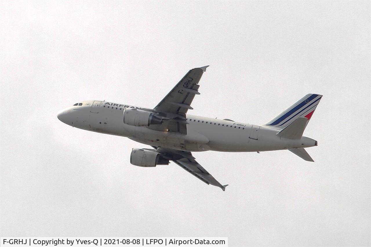 F-GRHJ, 2000 Airbus A319-111 C/N 1176, Airbus A319-111, Climbing from rwy 24,Paris Orly airport (LFPO-ORY)