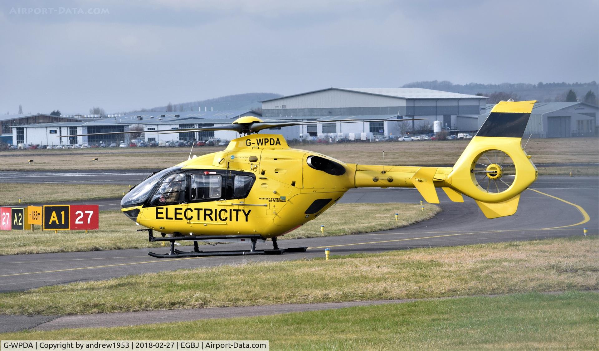 G-WPDA, 1999 Eurocopter EC-135P-1 C/N 0109, G-WPDA at Gloucestershire Airport.