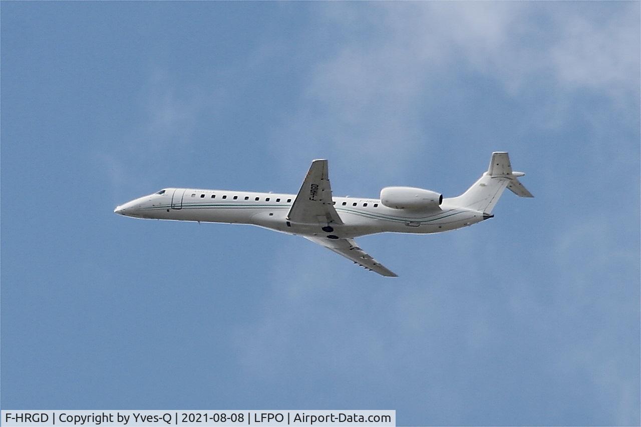 F-HRGD, 2001 Embraer EMB-145LU (ERJ-145LU) C/N 145369, Embraer ERJ-145LU, Climbing from rwy 24, Paris Orly airport (LFPO-ORY)