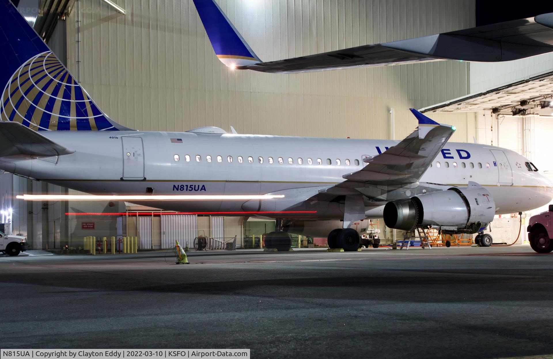 N815UA, 1998 Airbus A319-131 C/N 867, SFO 2022.