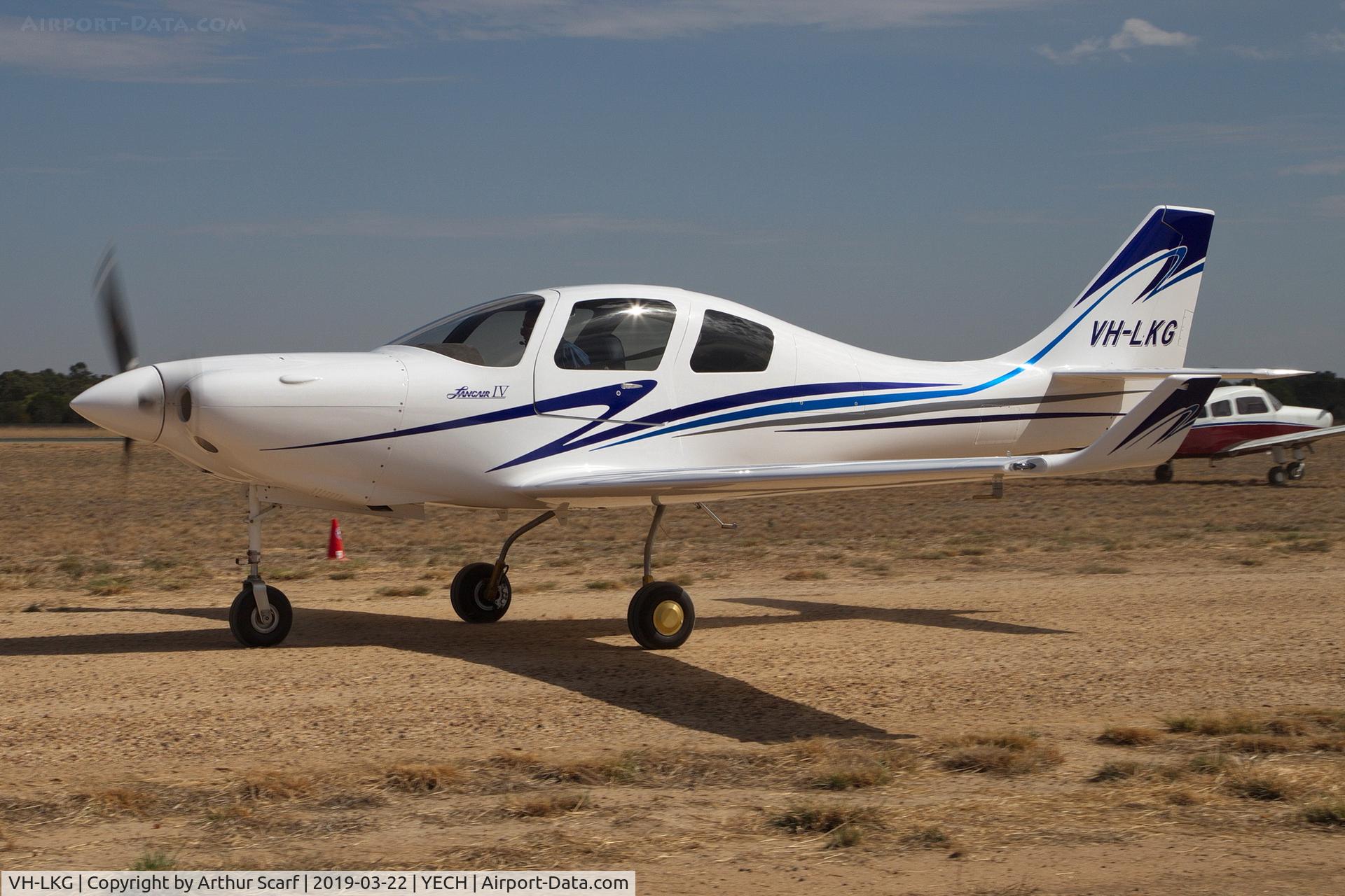 VH-LKG, 1996 Lancair IV C/N N237, VH-LKG Antique Aircraft Assn of Australia fly in at Echuca YECH March 2019