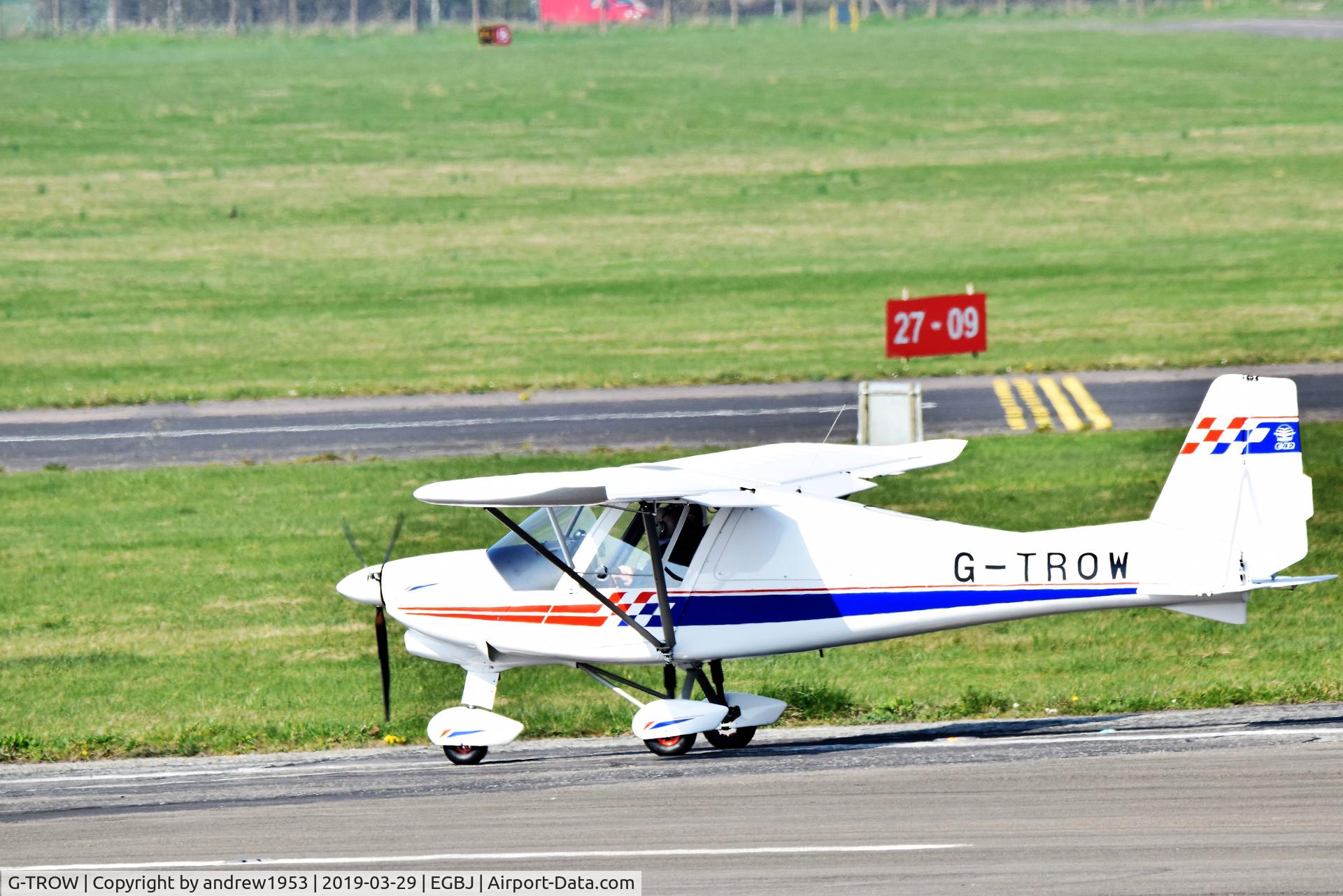 G-TROW, 2019 Ikarus C42 FB80 Bravo C/N 1811-7553, G-TROW at Gloucestershire Airport.